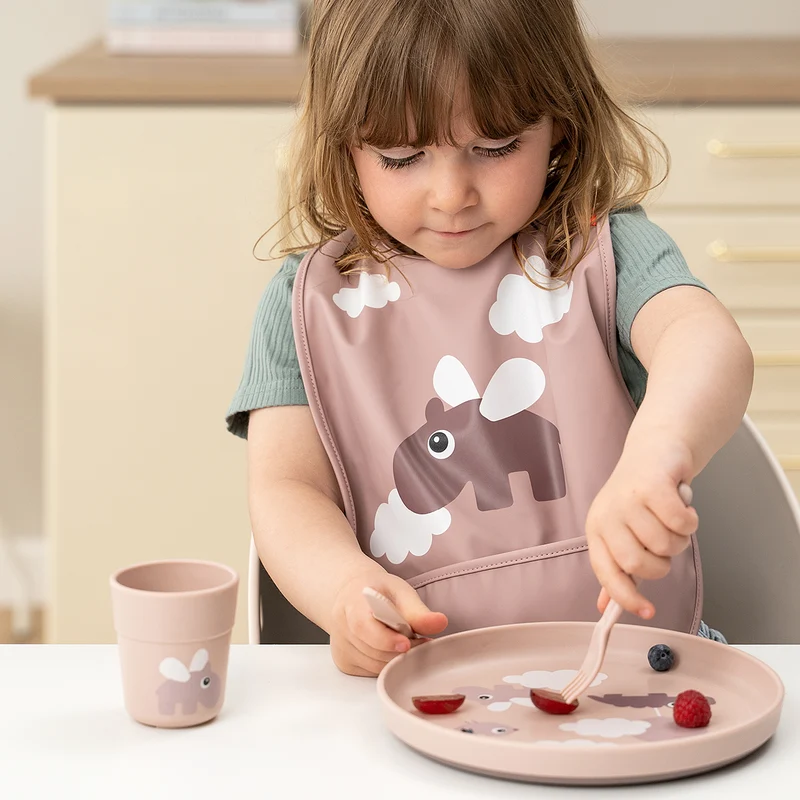 Foodie tallerken sæt - Happy Clouds - Pudder