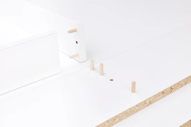 Wickelaufsatz für HEMNES-Kommode mit 8 Schubladen – gerade, mit Blende – Wickelfläche 78 × 78 cm