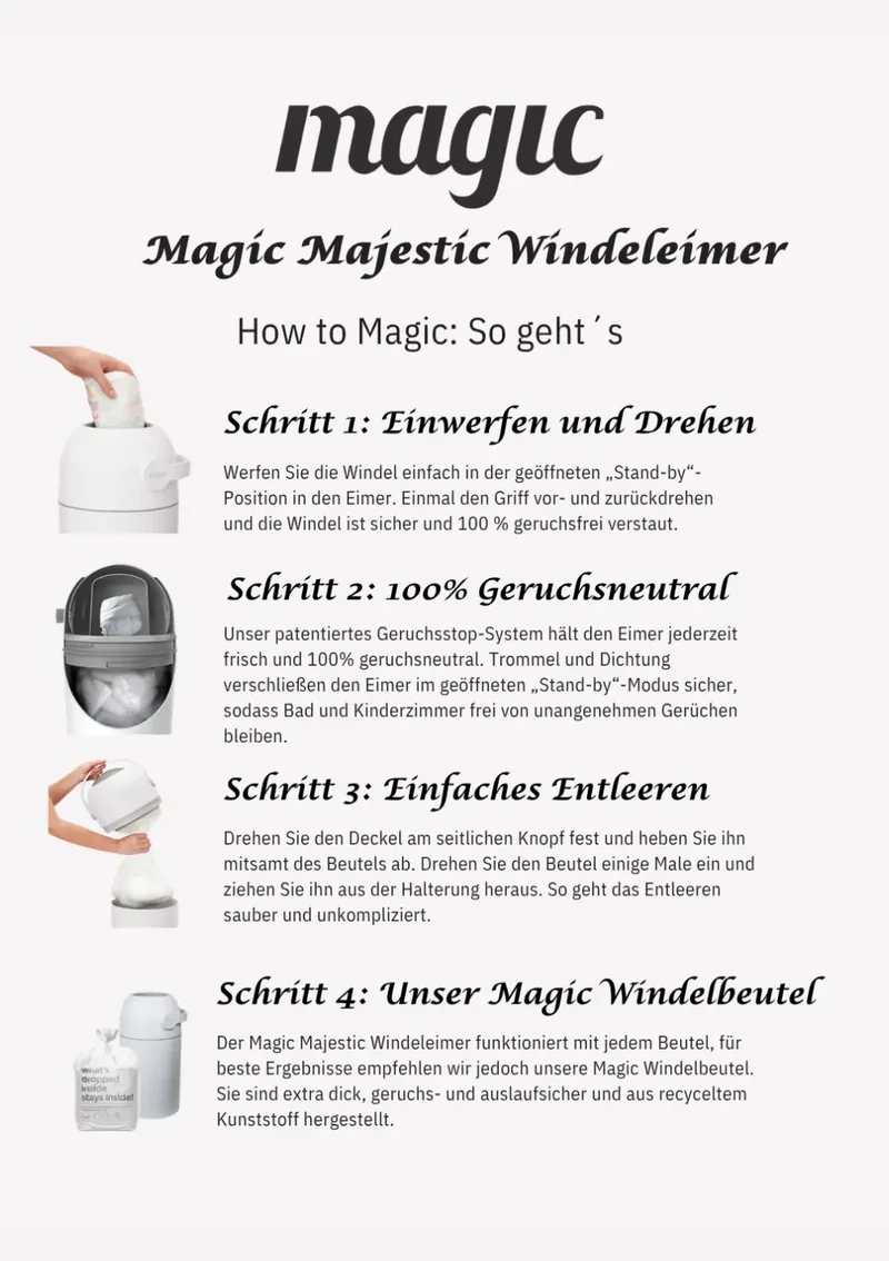 Windeleimer 'Majestic' Beige