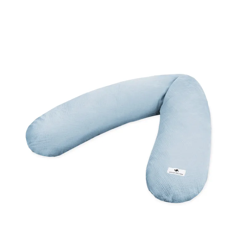 Stillkissen aus Baumwollmusselin denim
