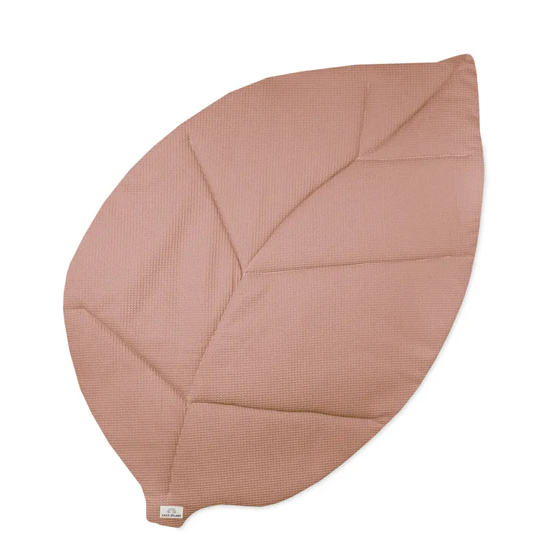 Krabbeldecke Blatt, Waffelpiqué Dune