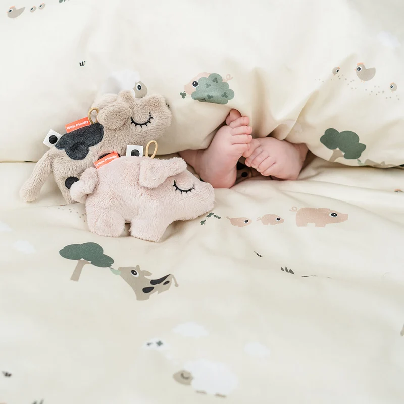 Sengesæt baby INT/DK - Tiny farm - Sand