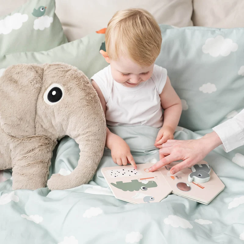 Sengesæt baby - Elphee - Blå