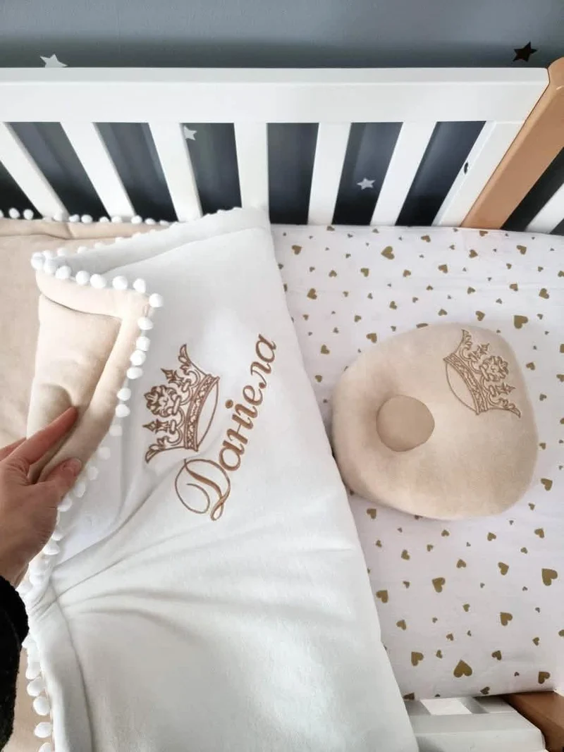 Baby Girl Bedding Set Lavender - Decorative Pillows