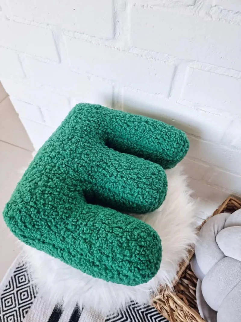 Alphabet Pillow Letter | Personalized Nursery Decor