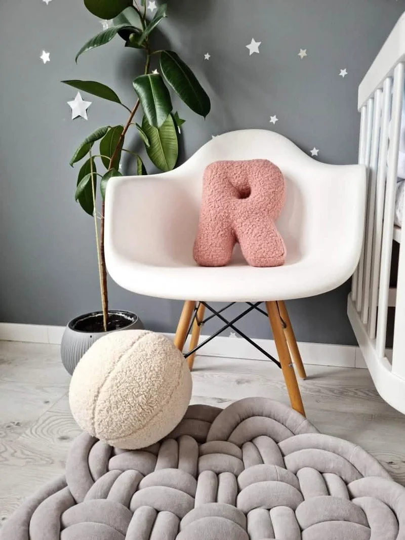 Alphabet Pillow Letter | Personalized Nursery Decor