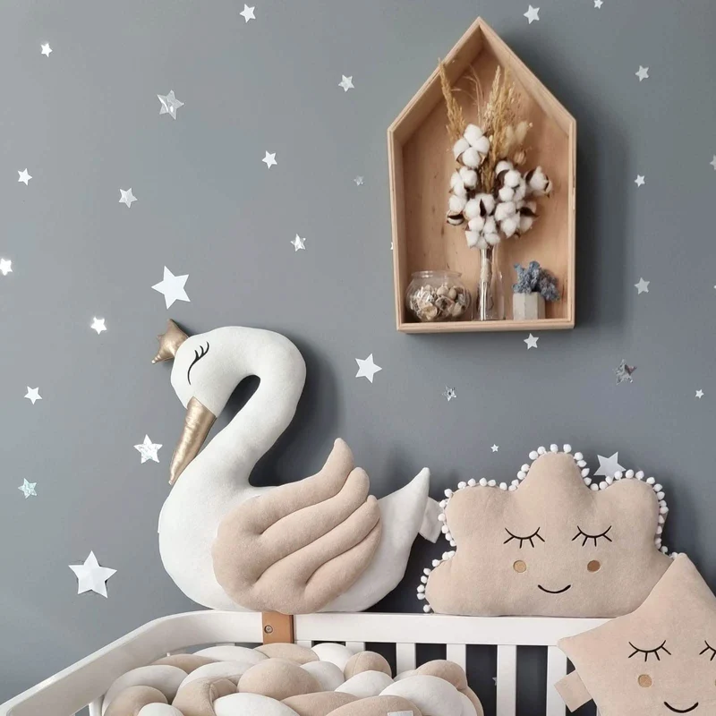 Princess Pillow swan blush, throw pillow