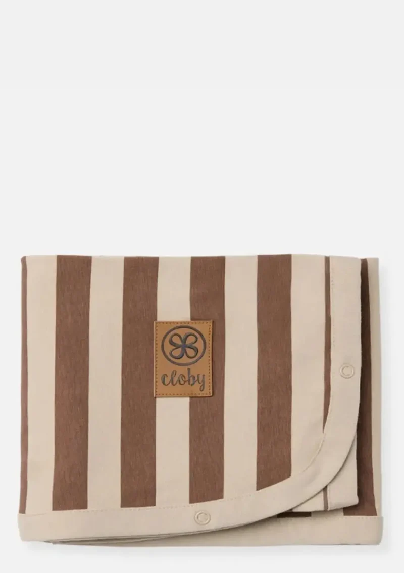 Multifunktionale UV-Decke UPF 50+ Peanut Brown Stripe