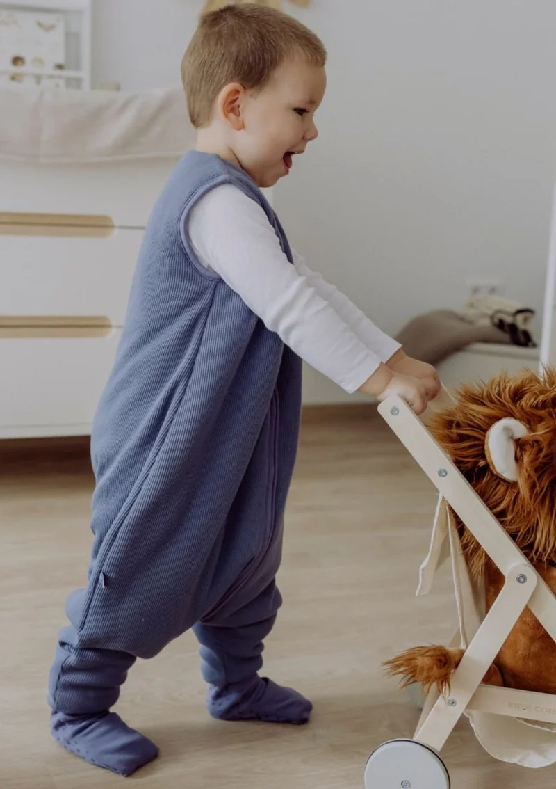Schlafsack mit Umschlag-Fuß TOG 2,5 Essential Blau