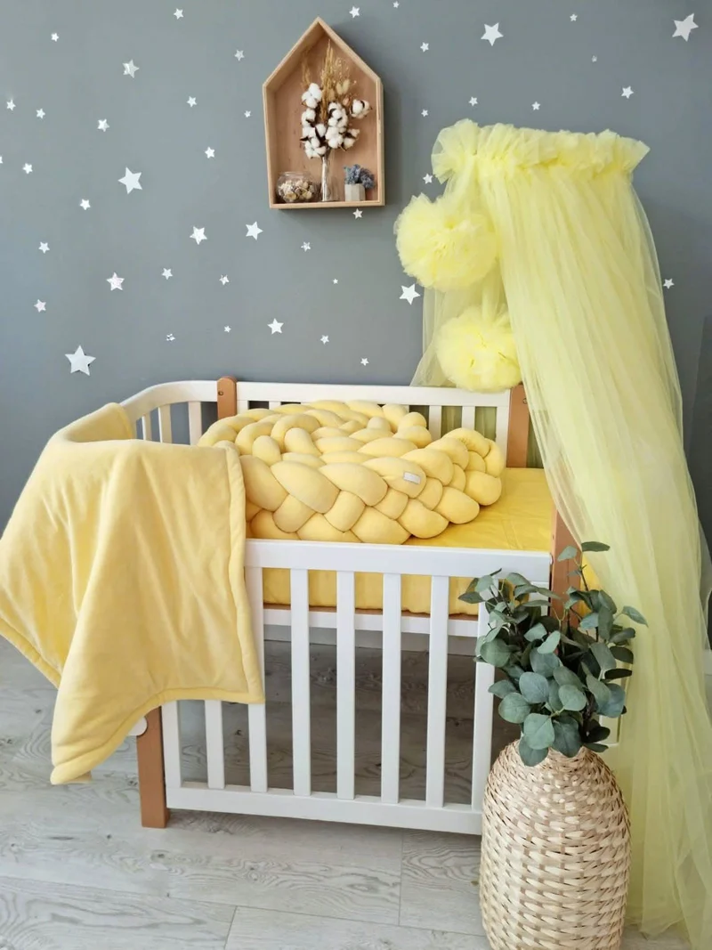 Baby Crib Canopy Curtain