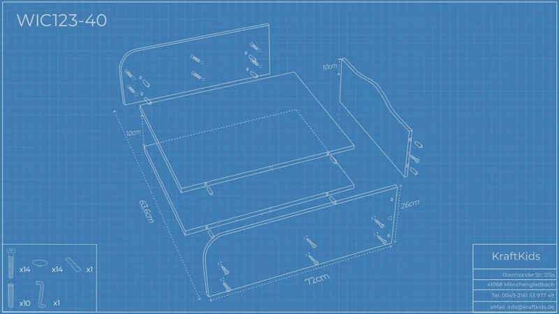 Wickelaufsatz für Waschmaschine oder Trockner – doppelter Boden – Wickelfläche 60 × 70 cm