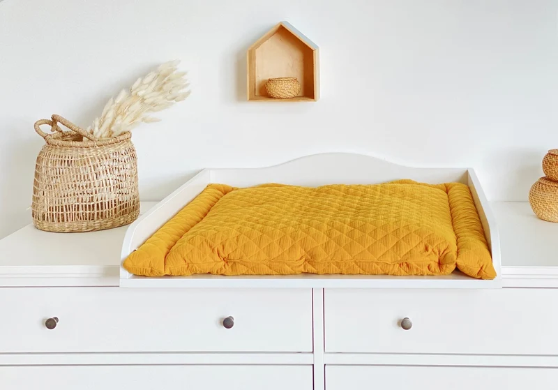 Wickelaufsatz für IDANÄS: Sideboard mit 2 oder Kommode mit 6 Schubladen – Wickelfläche 78 × 78 cm