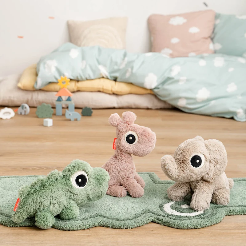 krammeven - Croco - Grøn - 28 cm
