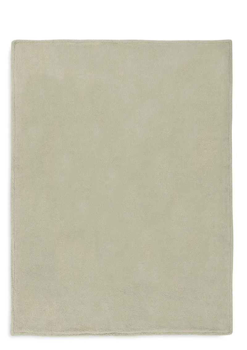 Decke Wiege 'Grain Knit' Velvet Olive Green 100 x 75 cm