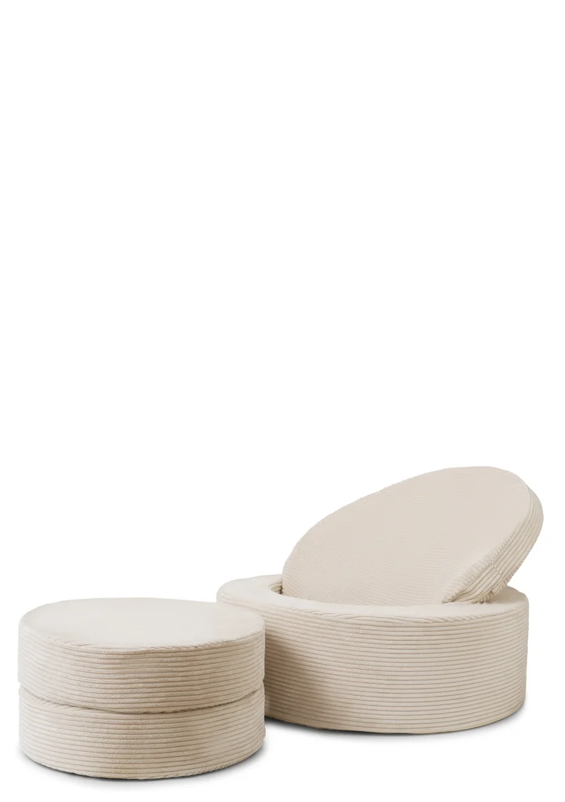 Spiel-Element 'Donut' Cord Creme Beige