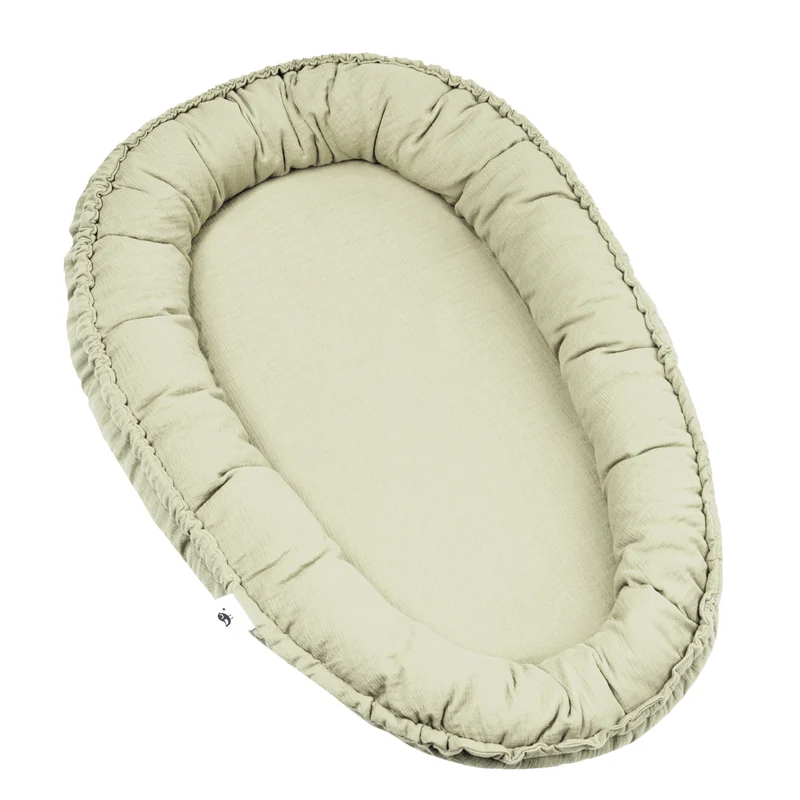 Musselin Kuschelnest NIDO, lime