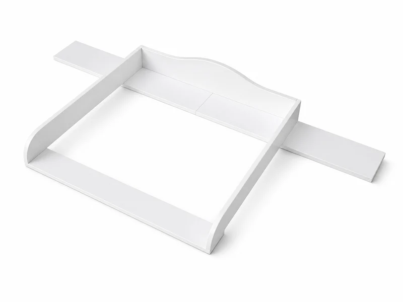 Wickelaufsatz für HEMNES-Kommode mit 8 Schubladen – mit Blende – Wickelfläche 78 × 78 cm