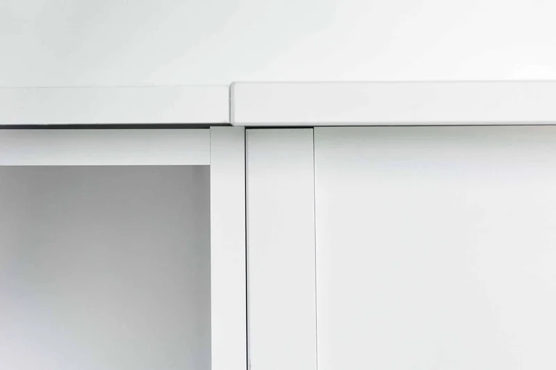 Stauraumregal für IDANÄS sowie HEMNES-Kommoden mit 3 oder 8 Schubladen – Weiß