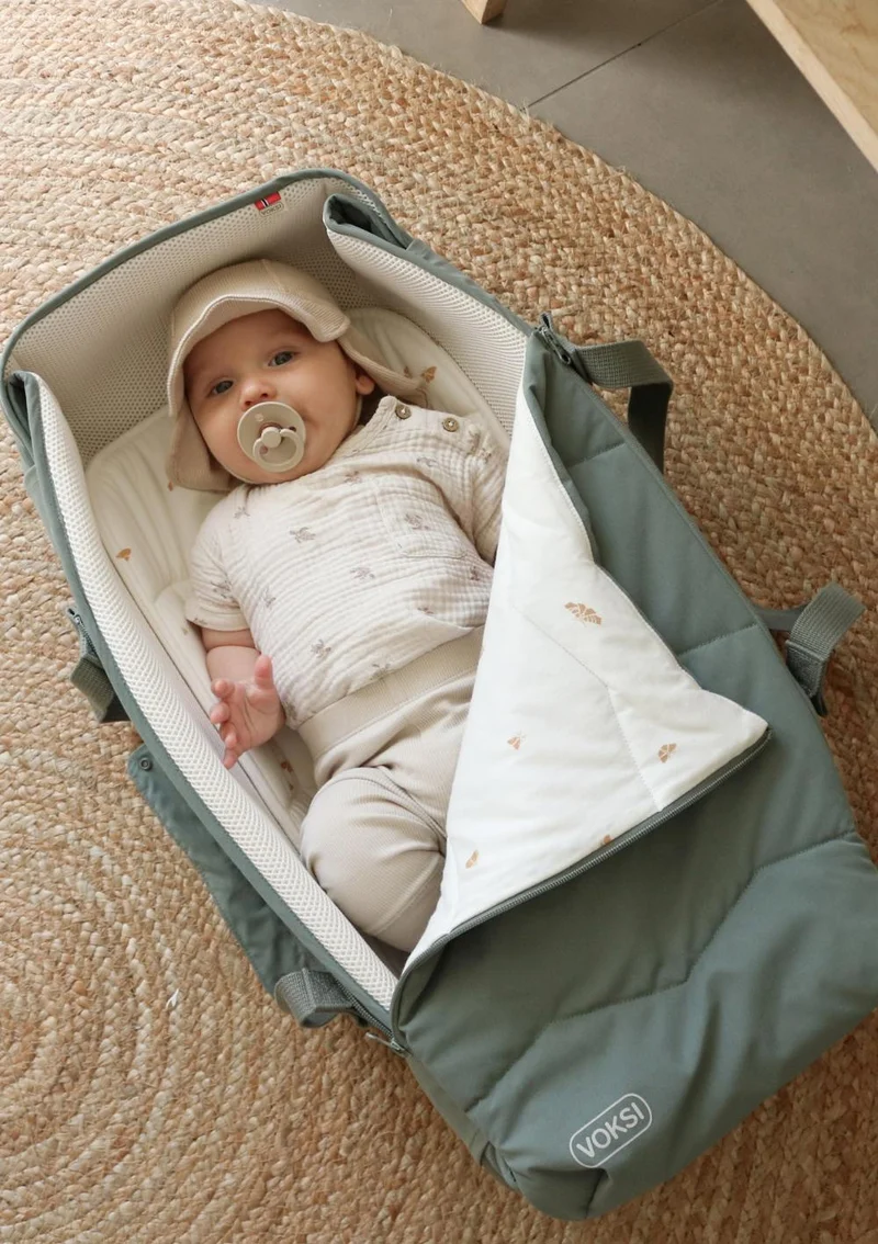 Babytragetasche 'Carry Me' Meadow Green Leaf