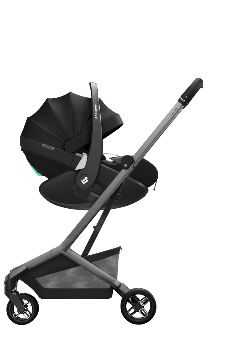 Babyschalen-Adapter für Kinderwagen 'Fame Cabin' black