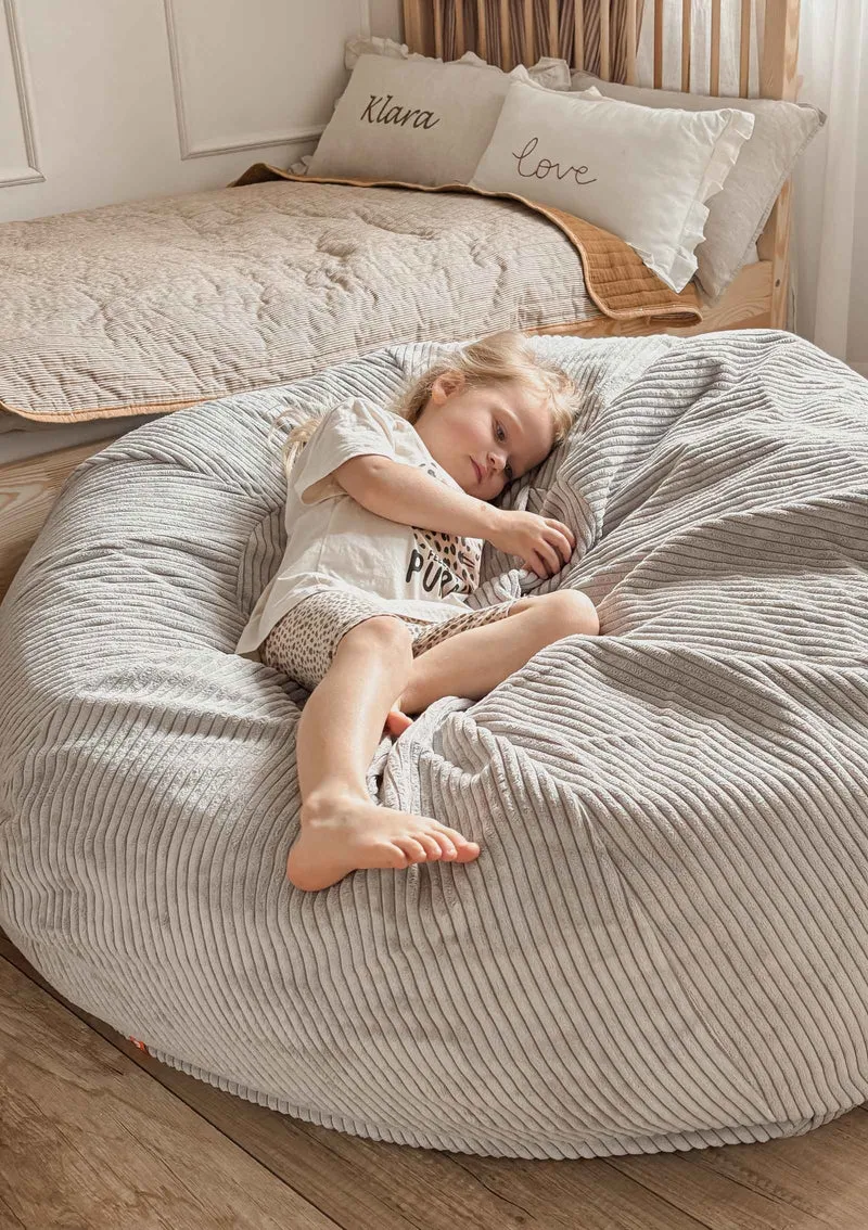 Family Sitzsack XXL Cord Salbei Grün