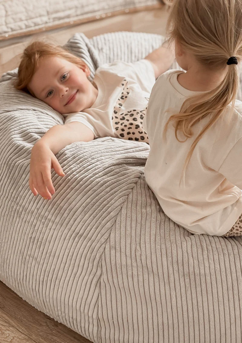 Family Sitzsack XXL Cord Koala Grau