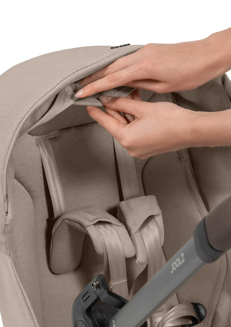 Neugeborenen-Aufsatz 'Nest to Seat' für 'Aer2' Sandy Taupe