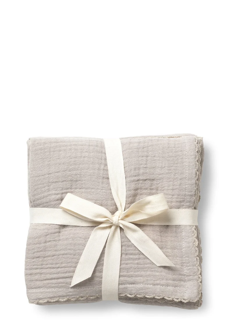 3er Pack Musselin Mulltücher 'Mio' Little Mouse 65 x 65 cm