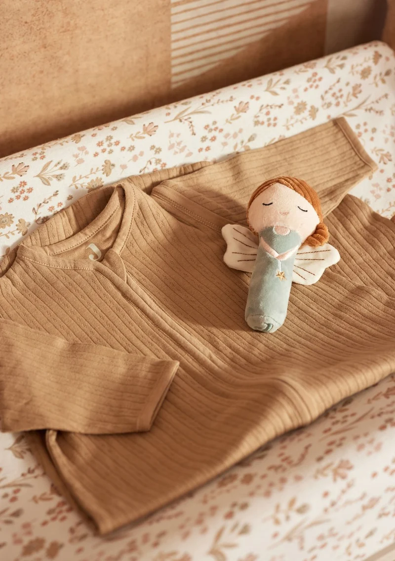 Baby Schlafsack 'Ajour' mit abnehmbaren Ärmeln TOG 0,5-1,0 Biscuit