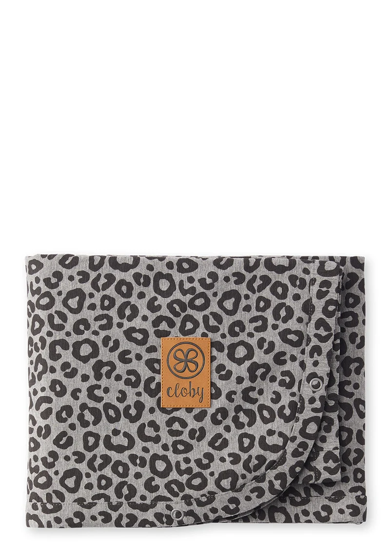 Multifunktionale UV-Decke UPF 50+ Leopard Grey