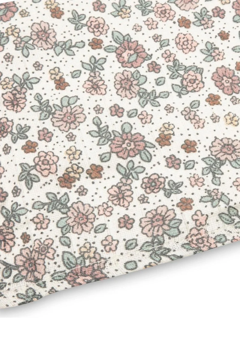 2er-Set Mulltücher Retro Flowers 115 x 115 cm