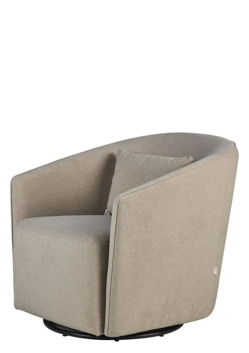 Drehsessel 'Gomi Swivel & Gliding' Mohair Latte