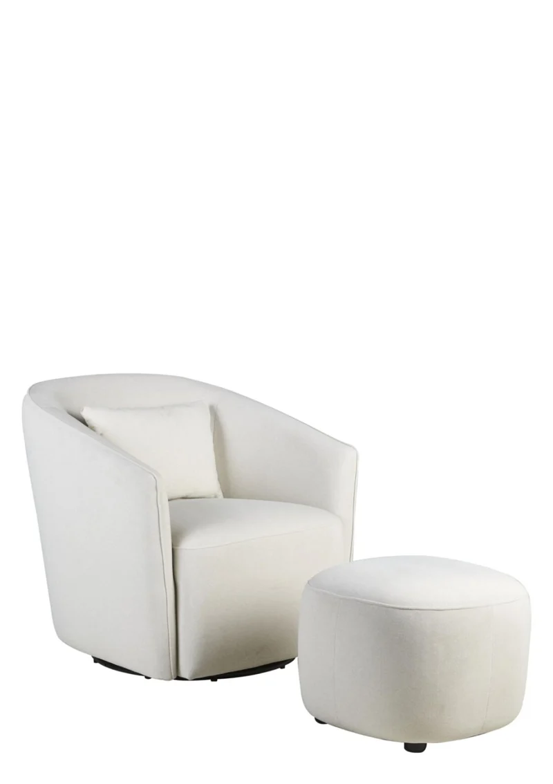 Drehsessel 'Gomi Swivel & Gliding' Mohair Beige