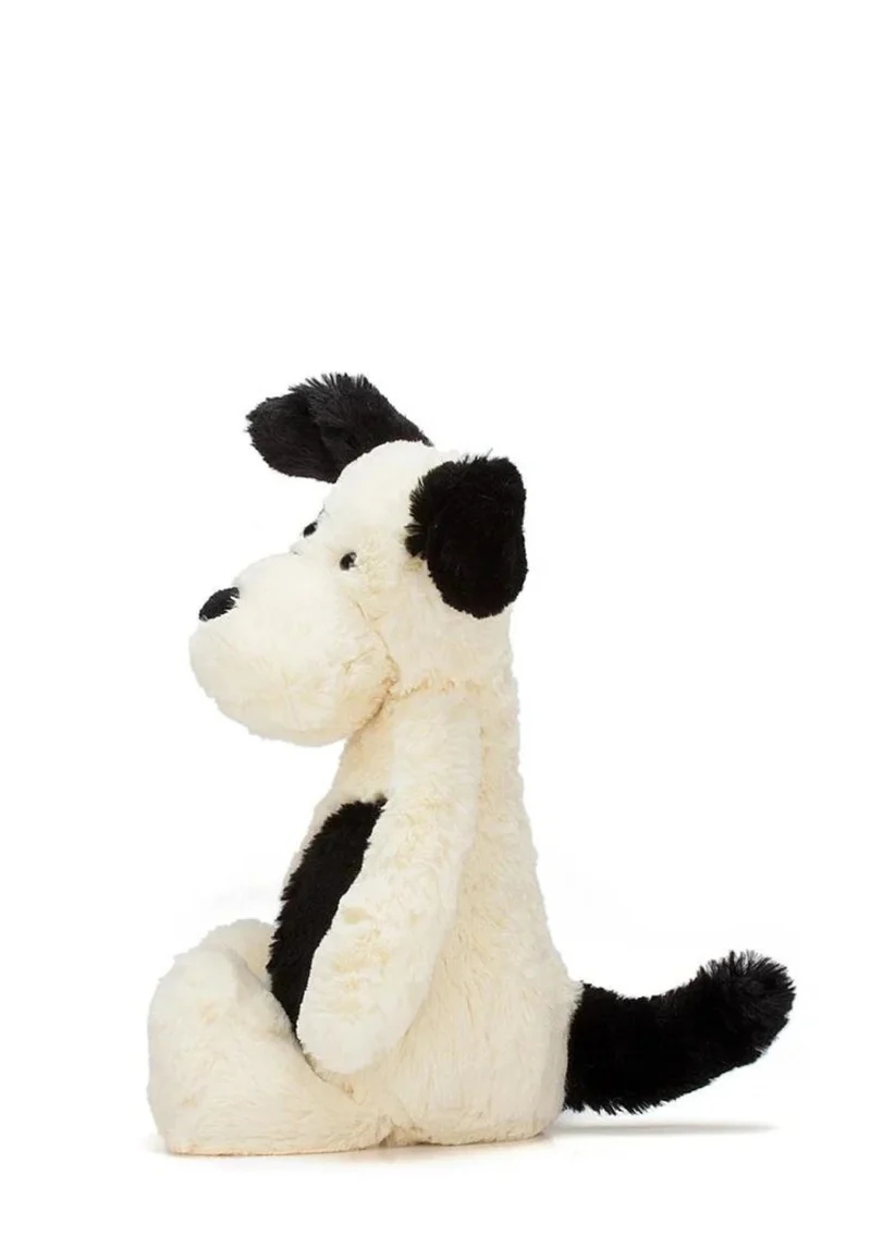 Hund Kuscheltier 'Bashful Black & Cream Puppy' Medium