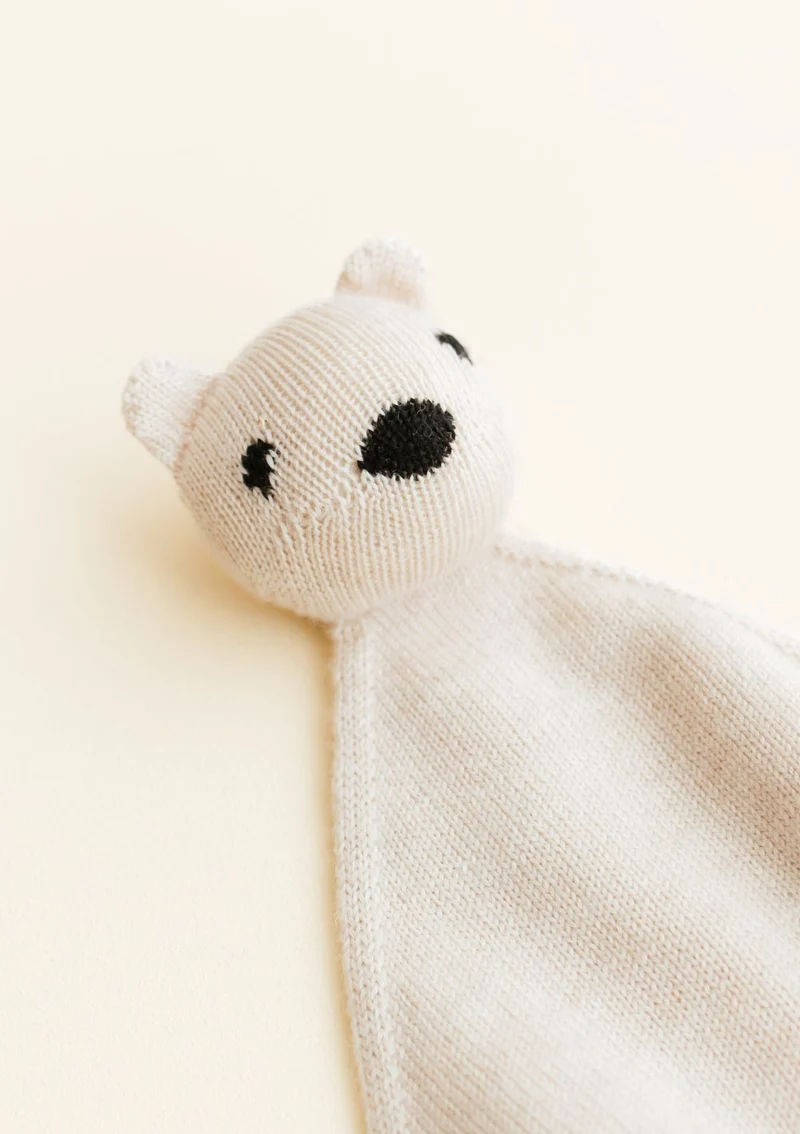 Merino Schmusetuch 'Teddy Tokki' Cream