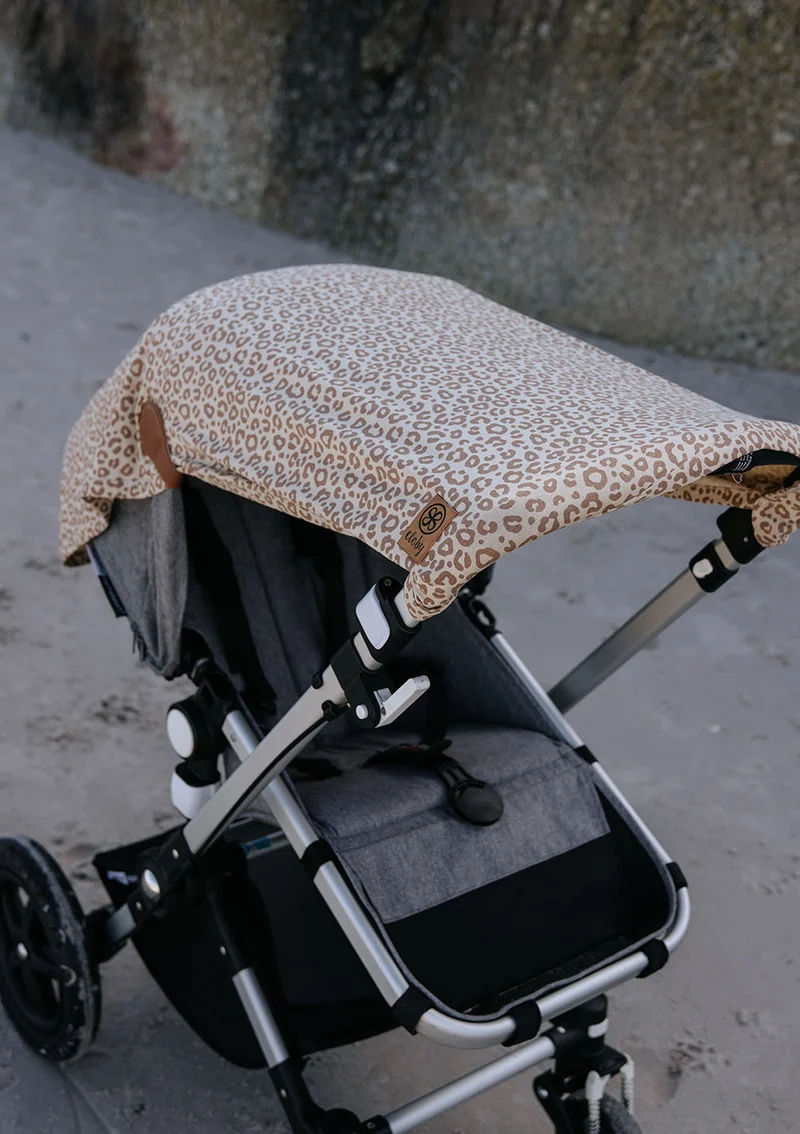 Multifunktionale UV-Decke UPF 50+ Leopard Brown