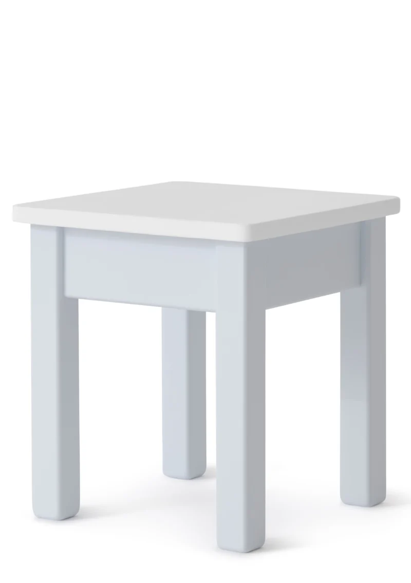 Kinderhocker hellblau