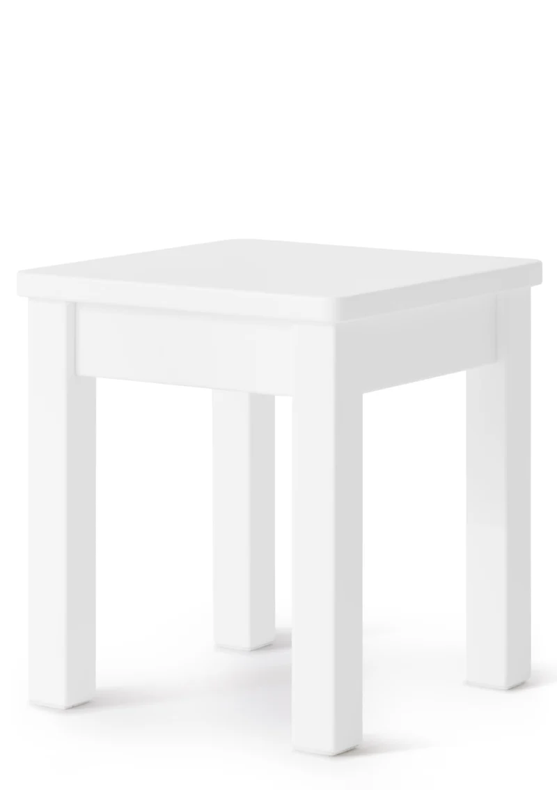 Kinderhocker weiß