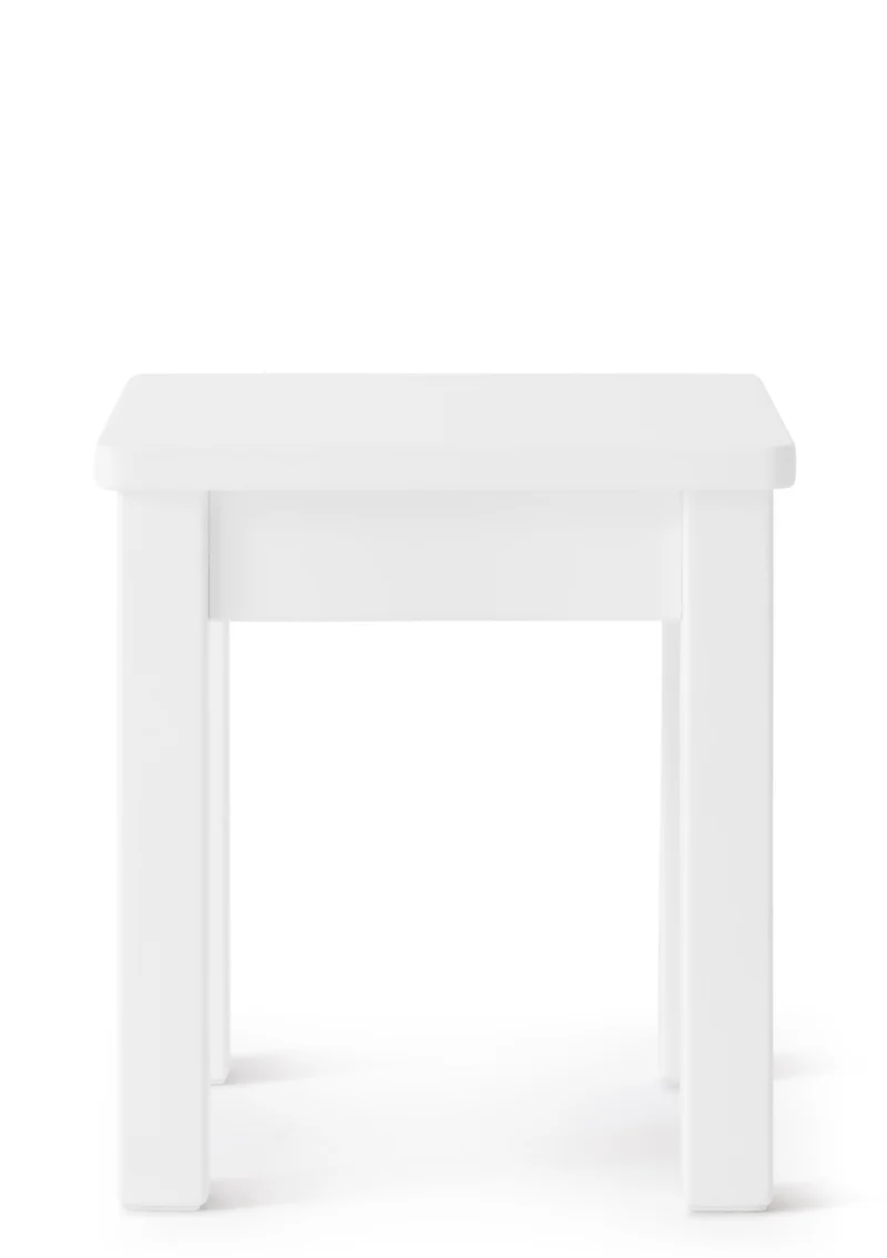 Kinderhocker weiß