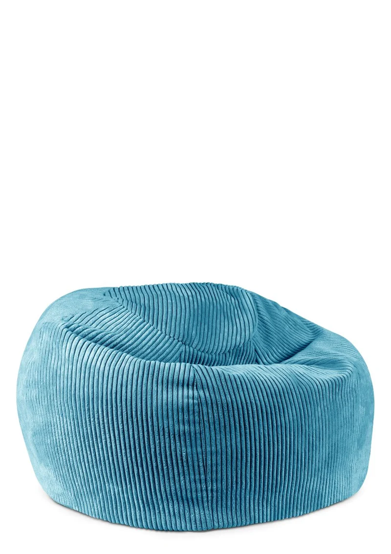 Sitzsack Cord Lagune Blau