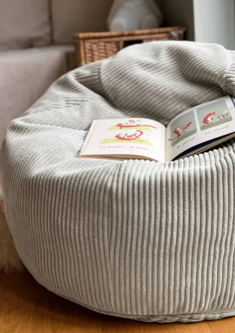 Sitzsack Cord Creme Beige