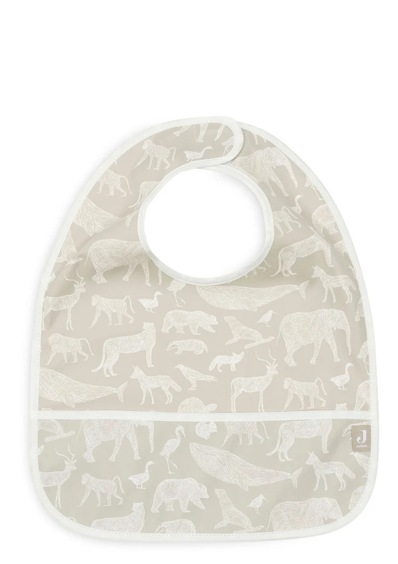 2er-Set Lätzchen 'Animals' Olive Green