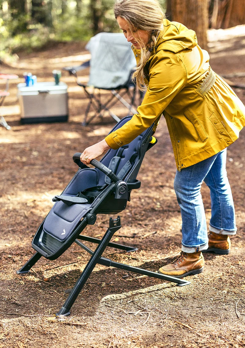 &Chill Campingstuhl Gestell dunkelgrau / schwarz