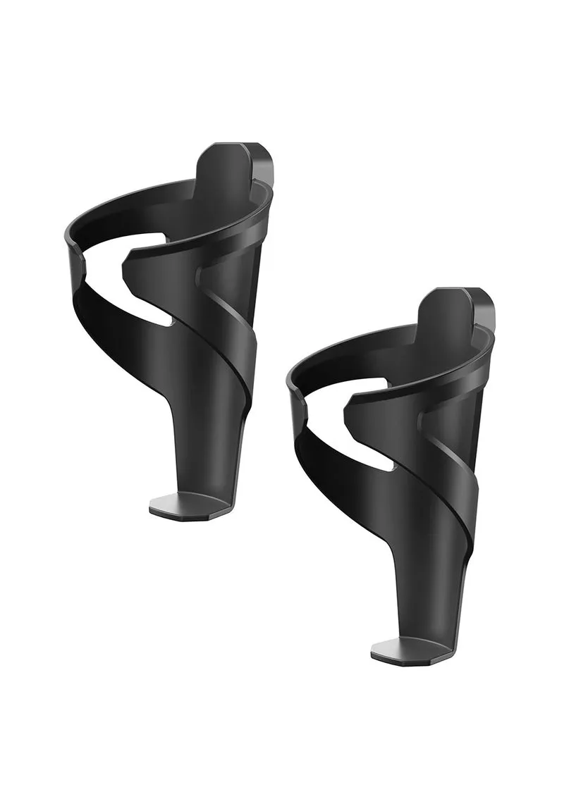2er-Set Becherhalter dunkelgrau / schwarz