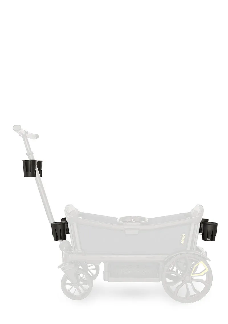 2er-Set Becherhalter schwarz