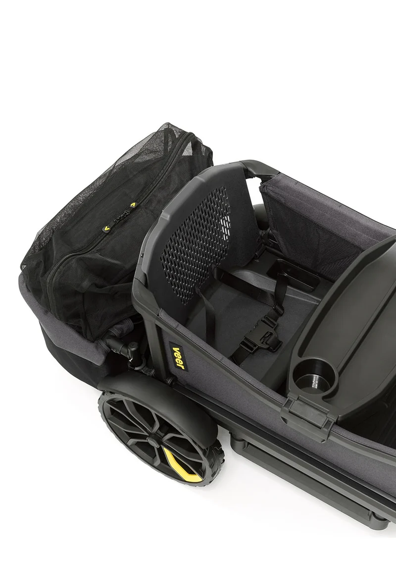 Hecktasche dunkelgrau / schwarz