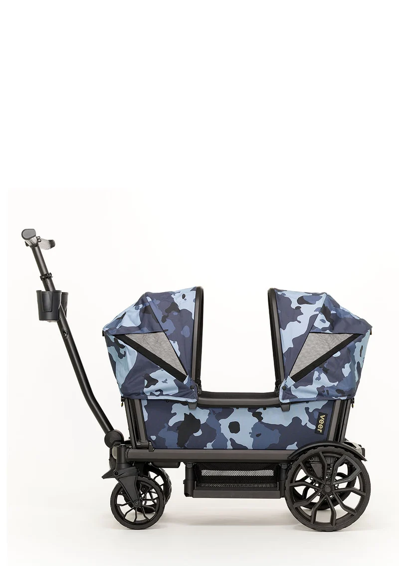 Seitenwände Blue Camouflage