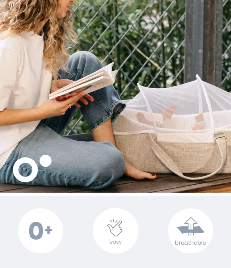 Moskitonetz für Babynest Nest & Go