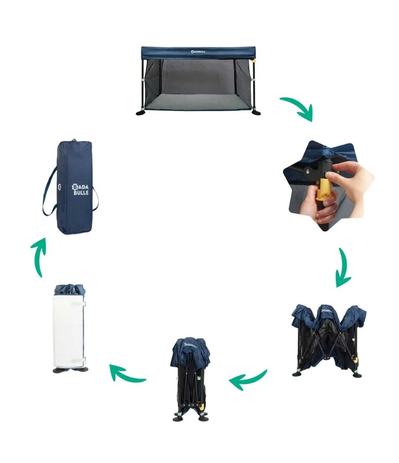 Reisebett Easy Clip
