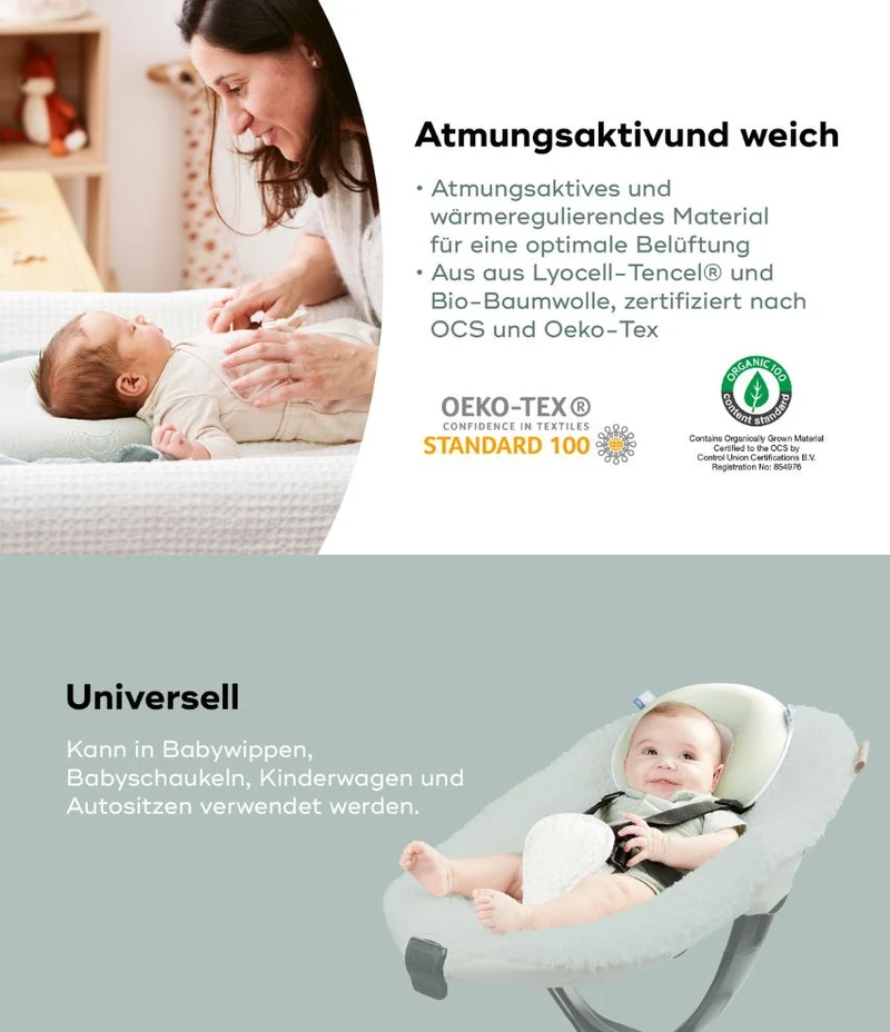 Babykopfkissen Cosyhead Fresh